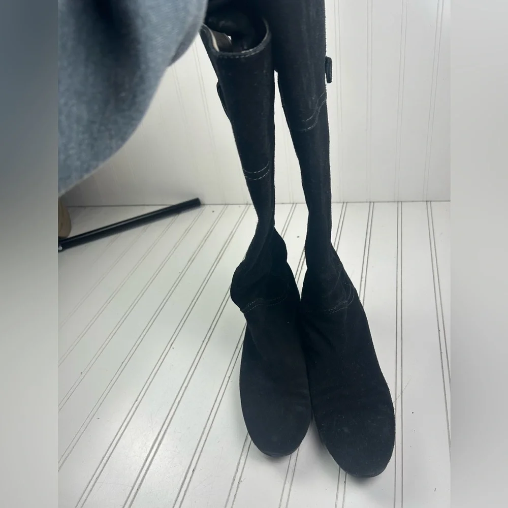 Margaret Howell Minimalist Black Suede Boots Women’s Size 7US 23 JAPAN